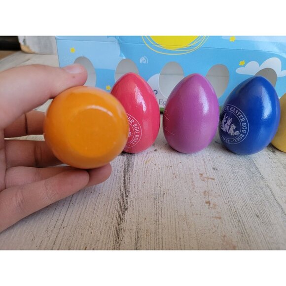 White house Easter egg roll rainbow Wooden set collectible - Picture 5 of 6